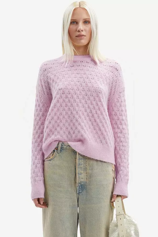 =E138 Samsøe Samsøe Saanour Pointelle Sweater 7355