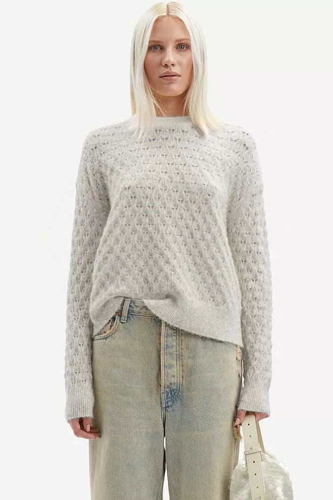 =E143 Samsøe Samsøe Saanour Pointelle Sweater 7355