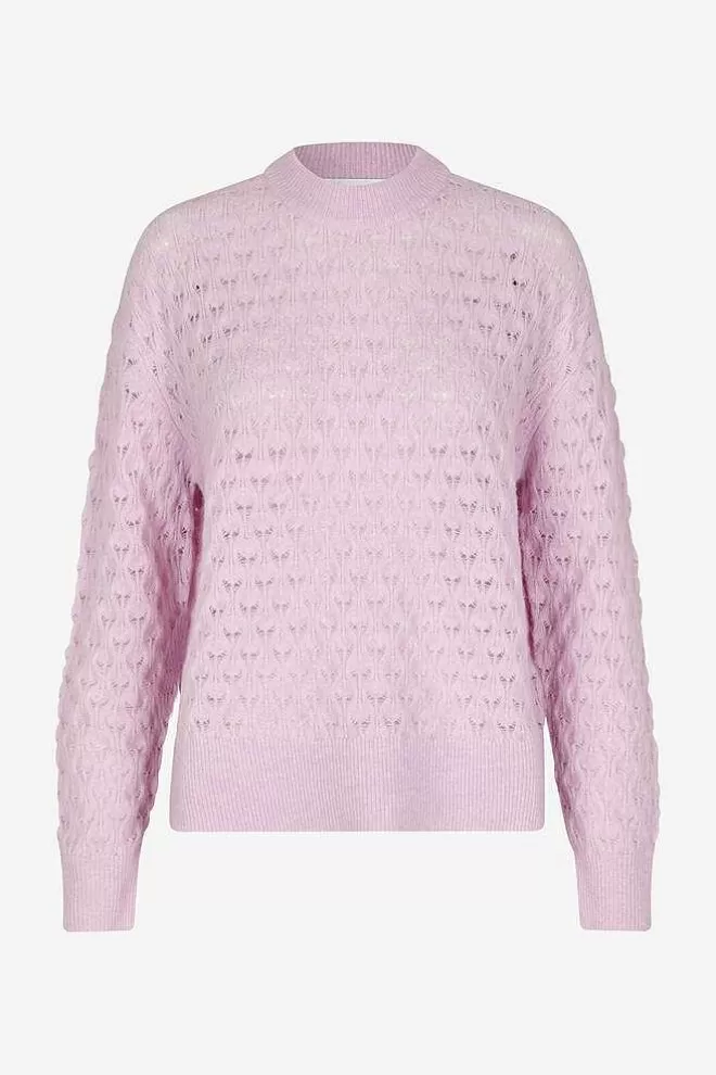 =E138 Samsøe Samsøe Saanour Pointelle Sweater 7355